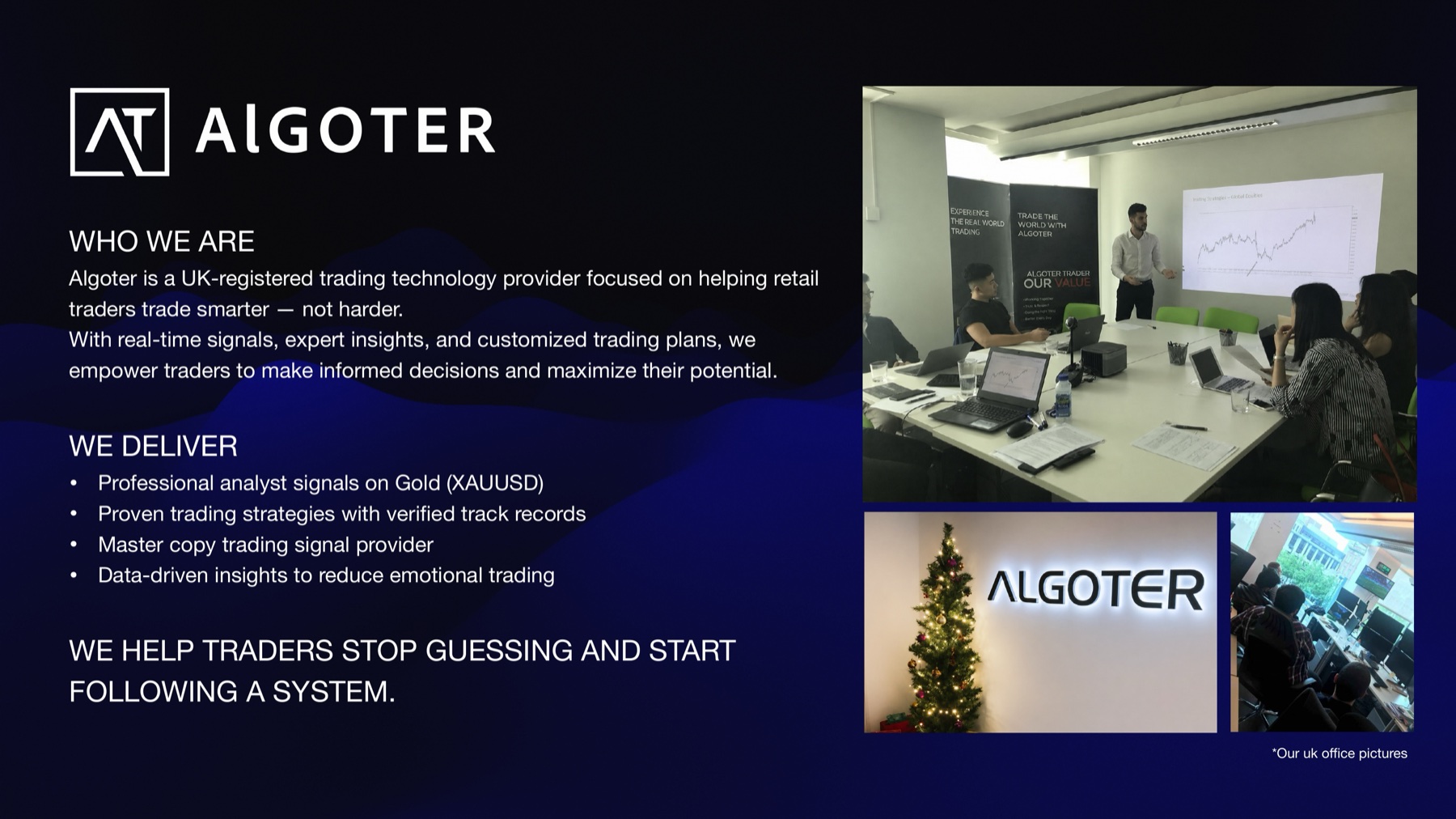 Algoter UK office and team